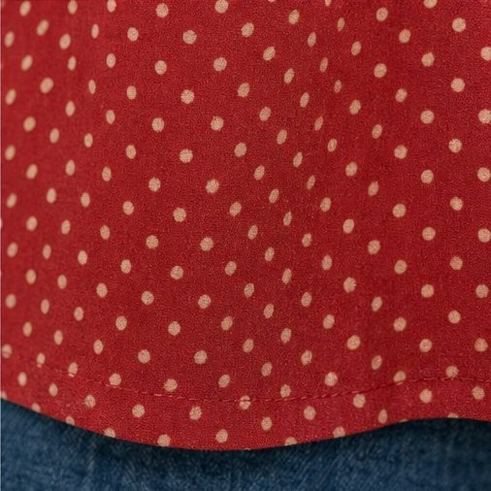 Camel Wrap Blouse - Picture 6 of 6